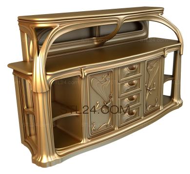 Chests of drawers (Dance of the east wind, KMD_0036) 3D models for cnc