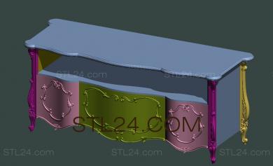 Комоды (Знак бесконечности, KMD_0150) 3D модель для ЧПУ станка