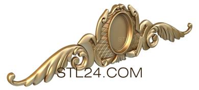 Crown (Strict medallion, KOR_0019) 3D models for cnc