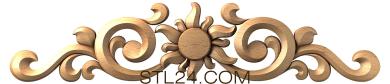 Crown (Sun curls, KOR_0092) 3D models for cnc