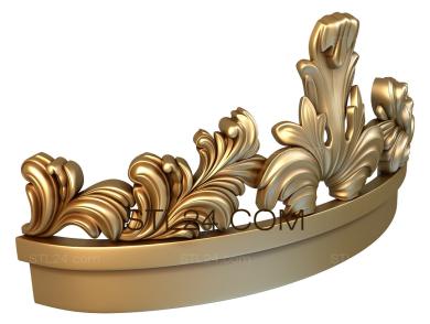 Короны (Венец малый, KOR_0163) 3D модель для ЧПУ станка