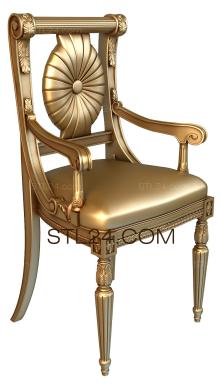 Кресла (кресло на ЧПУ, 3д модель в stl, KRL_0010) 3D модель для ЧПУ станка