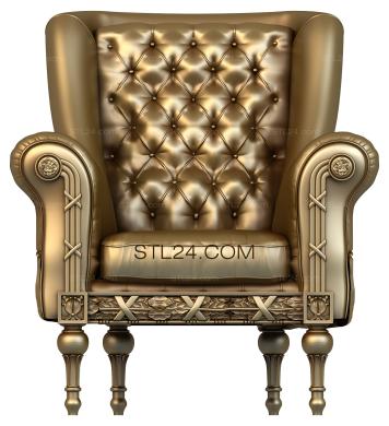 Кресла (KRL_0079) 3D модель для ЧПУ станка