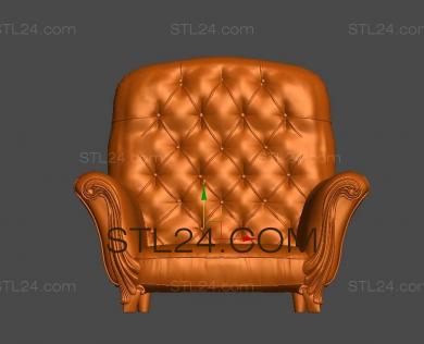 Кресла (KRL_0080) 3D модель для ЧПУ станка