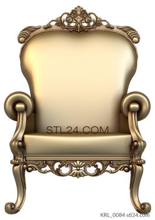 Кресла (KRL_0084) 3D модель для ЧПУ станка