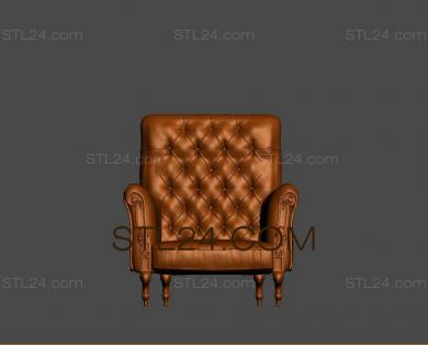 Кресла (KRL_0086) 3D модель для ЧПУ станка