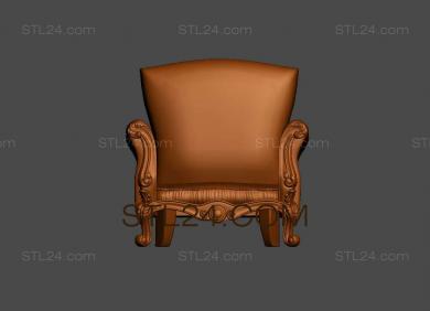 Кресла (KRL_0086) 3D модель для ЧПУ станка