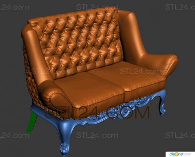 Кресла (KRL_0091) 3D модель для ЧПУ станка