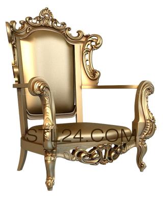 Кресла (KRL_0103) 3D модель для ЧПУ станка