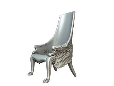 Кресла (KRL_0108) 3D модель для ЧПУ станка