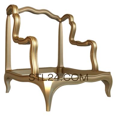 Кресла (KRL_0120) 3D модель для ЧПУ станка