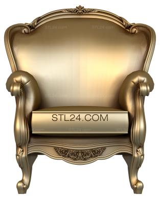Кресла (KRL_0128) 3D модель для ЧПУ станка