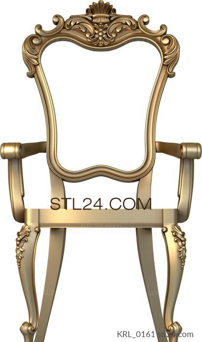 Кресла (KRL_0161) 3D модель для ЧПУ станка
