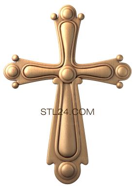 Кресты и распятия (KRS_0023) 3D модель для ЧПУ станка