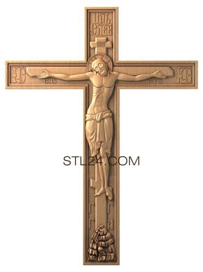 Кресты и распятия (крест, 3d stl модель, KRS_0060) 3D модель для ЧПУ станка