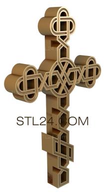 Кресты и распятия (KRS_0082) 3D модель для ЧПУ станка