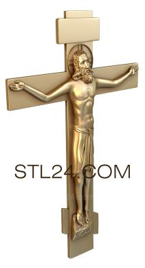 Кресты и распятия (3d stl модель креста, KRS_0084) 3D модель для ЧПУ станка