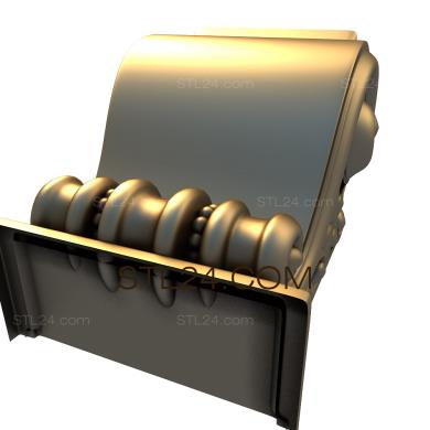 Кронштейны (KR_0044) 3D модель для ЧПУ станка
