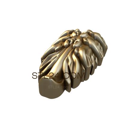 Кронштейны (KR_0061) 3D модель для ЧПУ станка