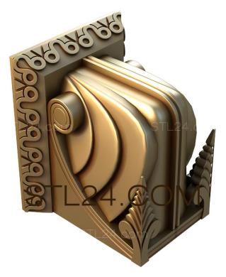 Кронштейны (KR_0064) 3D модель для ЧПУ станка