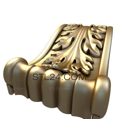 Кронштейны (KR_0118) 3D модель для ЧПУ станка
