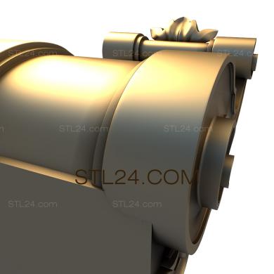 Кронштейны (KR_0295) 3D модель для ЧПУ станка