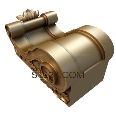 Кронштейны (KR_0295) 3D модель для ЧПУ станка