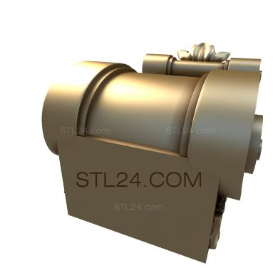 Кронштейны (KR_0295) 3D модель для ЧПУ станка