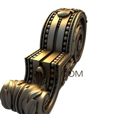 Кронштейны (KR_0373) 3D модель для ЧПУ станка