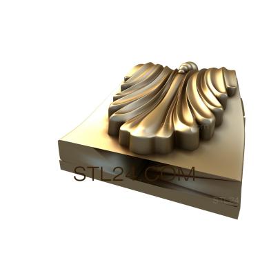 Кронштейны (KR_0425) 3D модель для ЧПУ станка