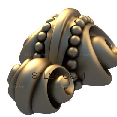 Кронштейны (KR_0431) 3D модель для ЧПУ станка