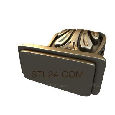 Кронштейны (KR_0455) 3D модель для ЧПУ станка