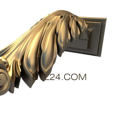 Кронштейны (KR_0462) 3D модель для ЧПУ станка