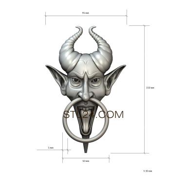 Mask (MS_0089) 3D models for cnc