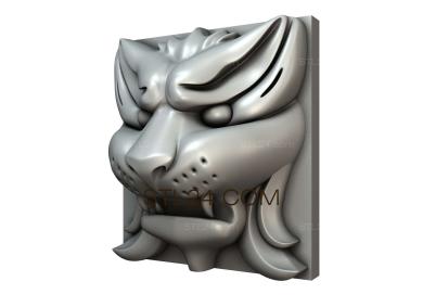 Mask (MS_0101) 3D models for cnc