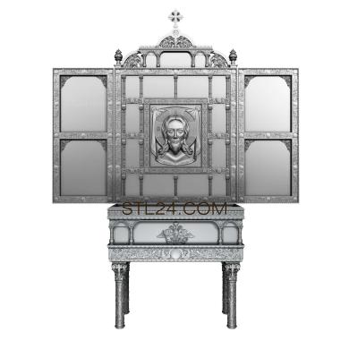 Church furniture (MBC_0007) 3D models for cnc