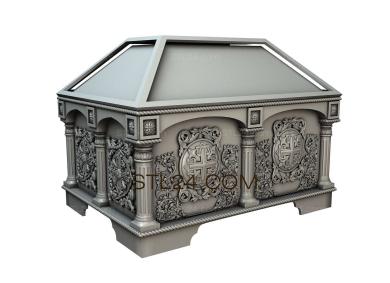Church furniture (MBC_0009) 3D models for cnc