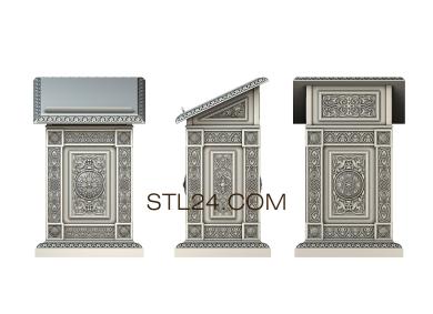 Church furniture (MBC_0022) 3D models for cnc