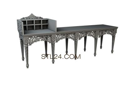 Church furniture (MBC_0023) 3D models for cnc