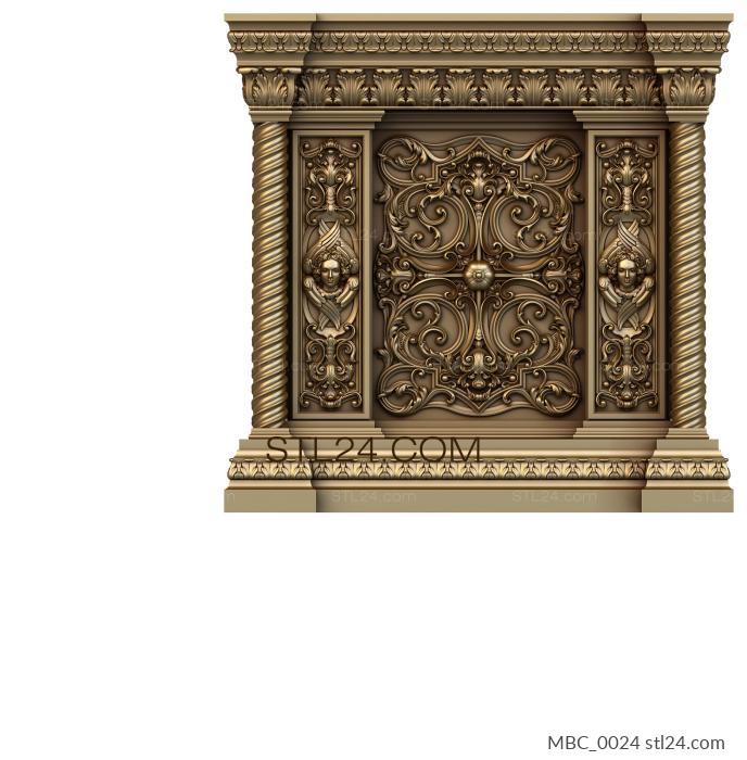 Church furniture (MBC_0024) 3D models for cnc