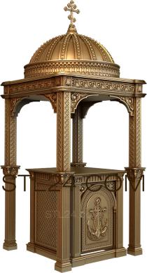 Church furniture (MBC_0039) 3D models for cnc