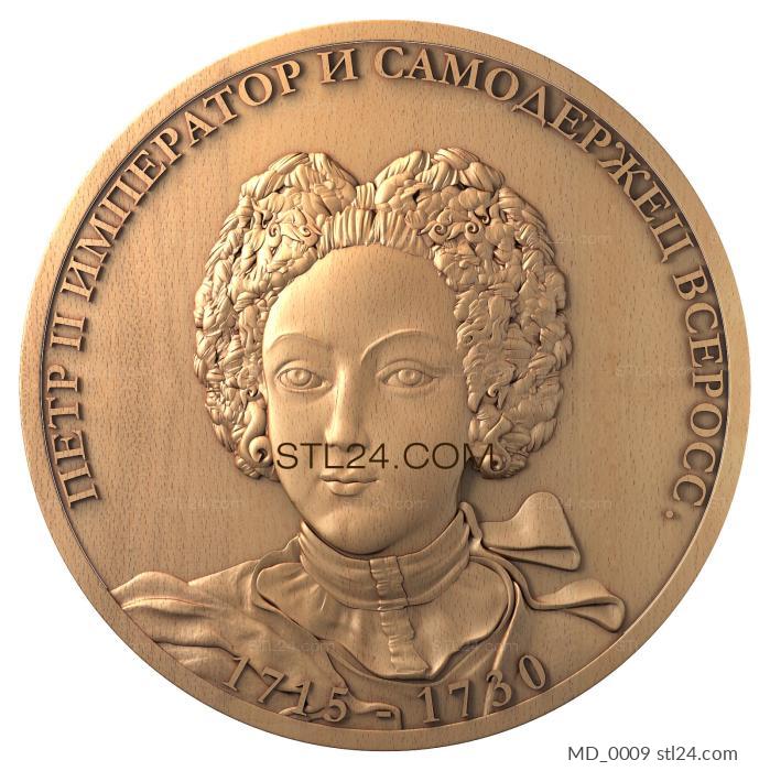 Medals (MD_0009) 3D models for cnc