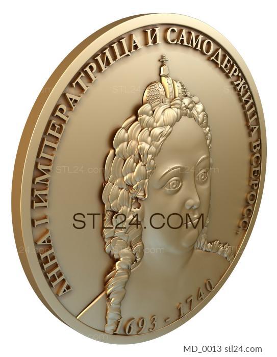 Medals (MD_0013) 3D models for cnc