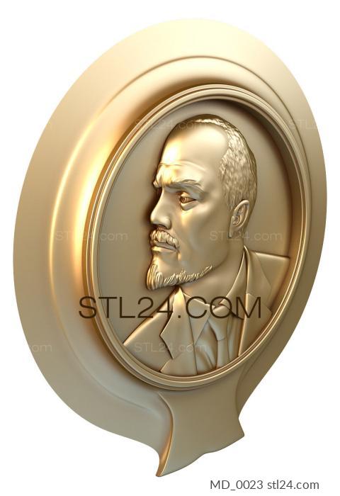 Medals (MD_0023) 3D models for cnc