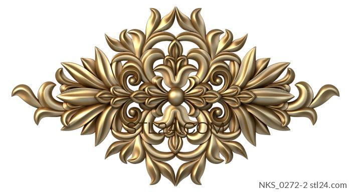 Symmetrycal onlays (NKS_0272-2) 3D models for cnc