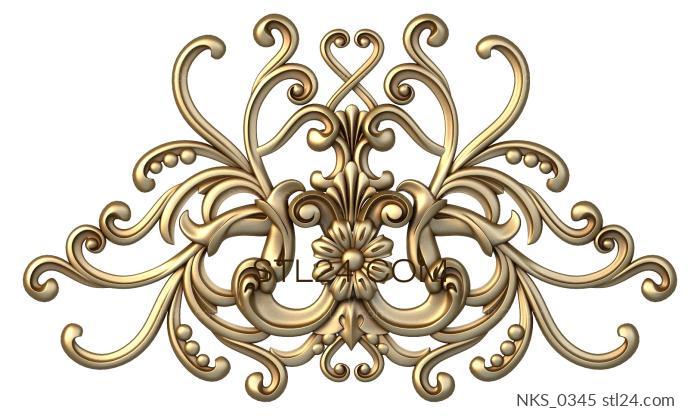 Symmetrycal onlays (NKS_0345) 3D models for cnc