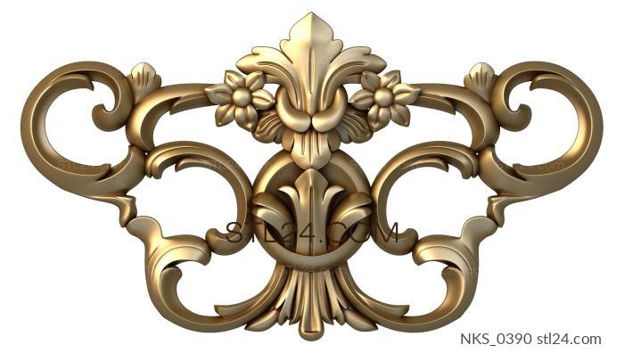 Symmetrycal onlays (NKS_0390) 3D models for cnc