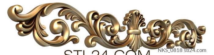 Symmetrycal onlays (NKS_0818) 3D models for cnc