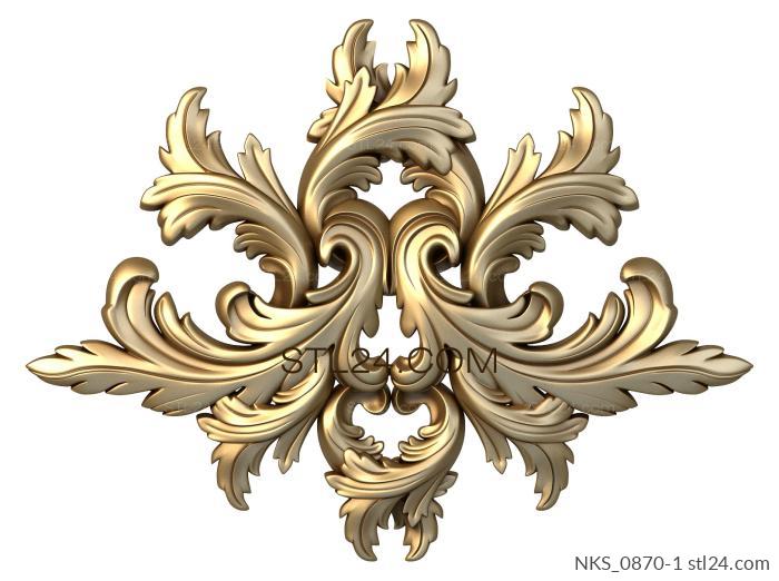 Symmetrycal onlays (NKS_0870-1) 3D models for cnc