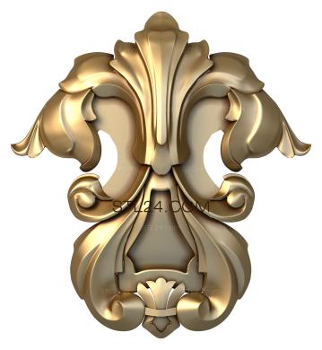 Symmetrycal onlays (NKS_0895) 3D models for cnc